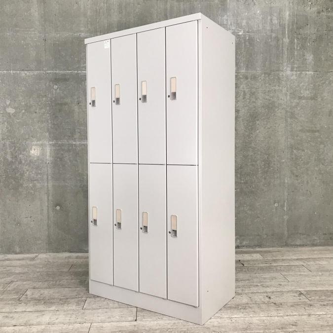 【限られたスペースで8人分！衣服や荷物も収納力抜群です！】■イトーキ（ITOKI）　8人用更衣ロッカー　■ニューグレー　■シリンダー錠【弊社使用欄：A00996059】
                        その他シリーズ
                                    中古
            