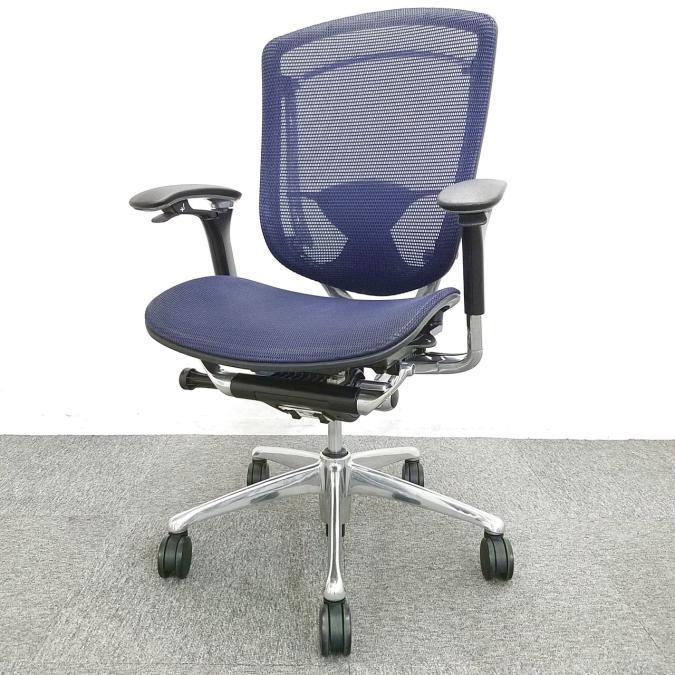 【華麗なデザインが高級感を演出！】■オカムラ　コンテッサチェア　可動肘付　ダークブルー　背座メッシュタイプ　■人間工学に基づいた快適な座り心地を実現！★【在庫入替セール品！（本在庫限定価格）】
                        コンテッサチェア
                                    中古
            