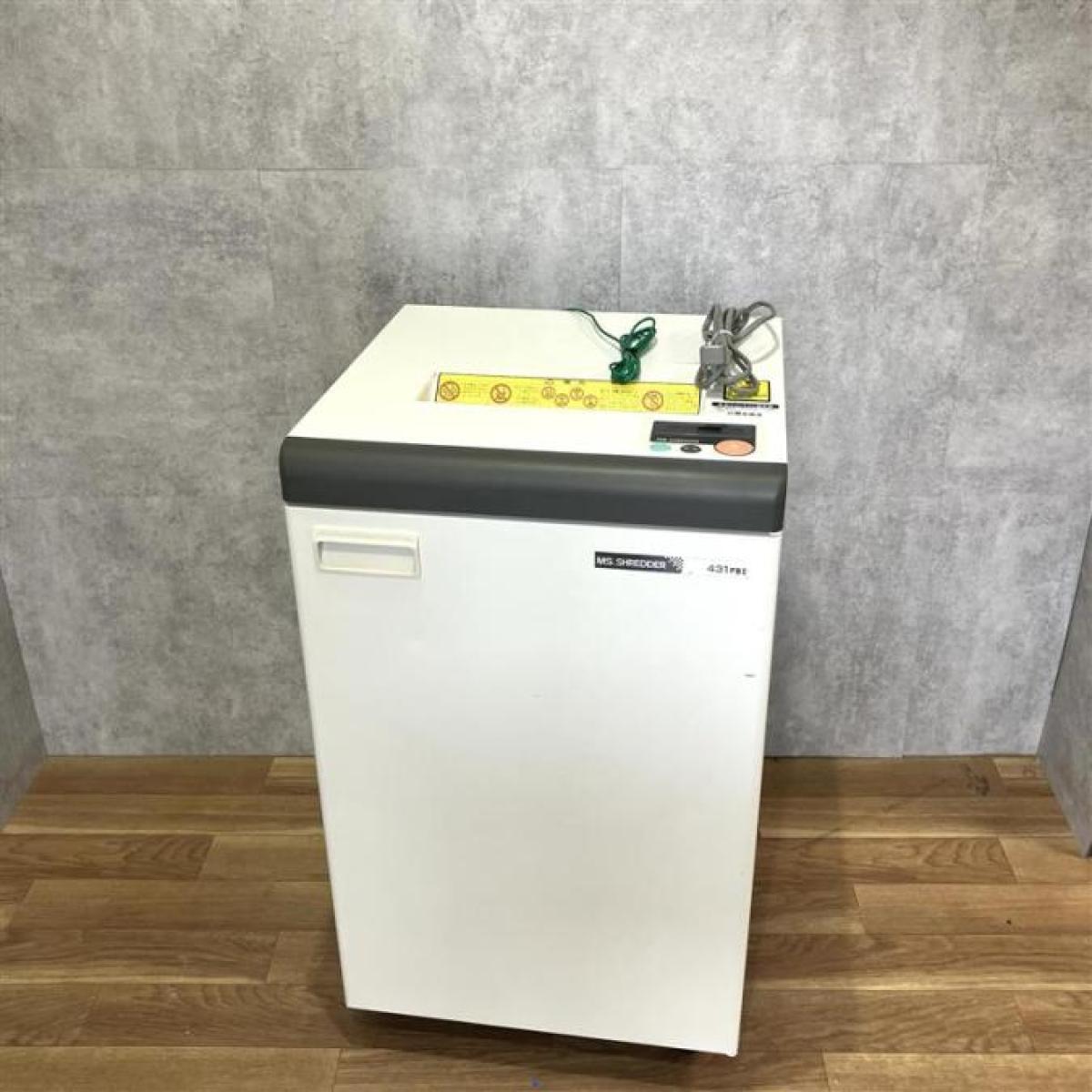 【パワフルな大容量シュレッダー！最大細断枚数55枚！】■明光商会製　MSシュレッダー　MS431FBⅡ　【弊社使用欄：A00988285】
                        MSシリーズ
                                    中古
            