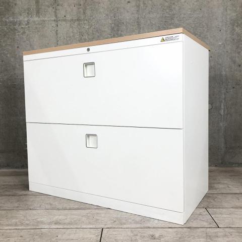 【中古品】扉付きキャビネット　幅110cm 楽天市場】ランキング1位常連☆幅110cm 収納棚 キャビネット