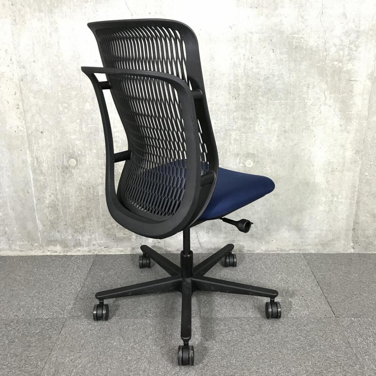 【未使用】内田洋行　ウチダ　AJチェア　ハイバック　肘なし　ブラック 中古】AJチェア ウチダ/UCHIDA 肘無ハイバックチェア 505981