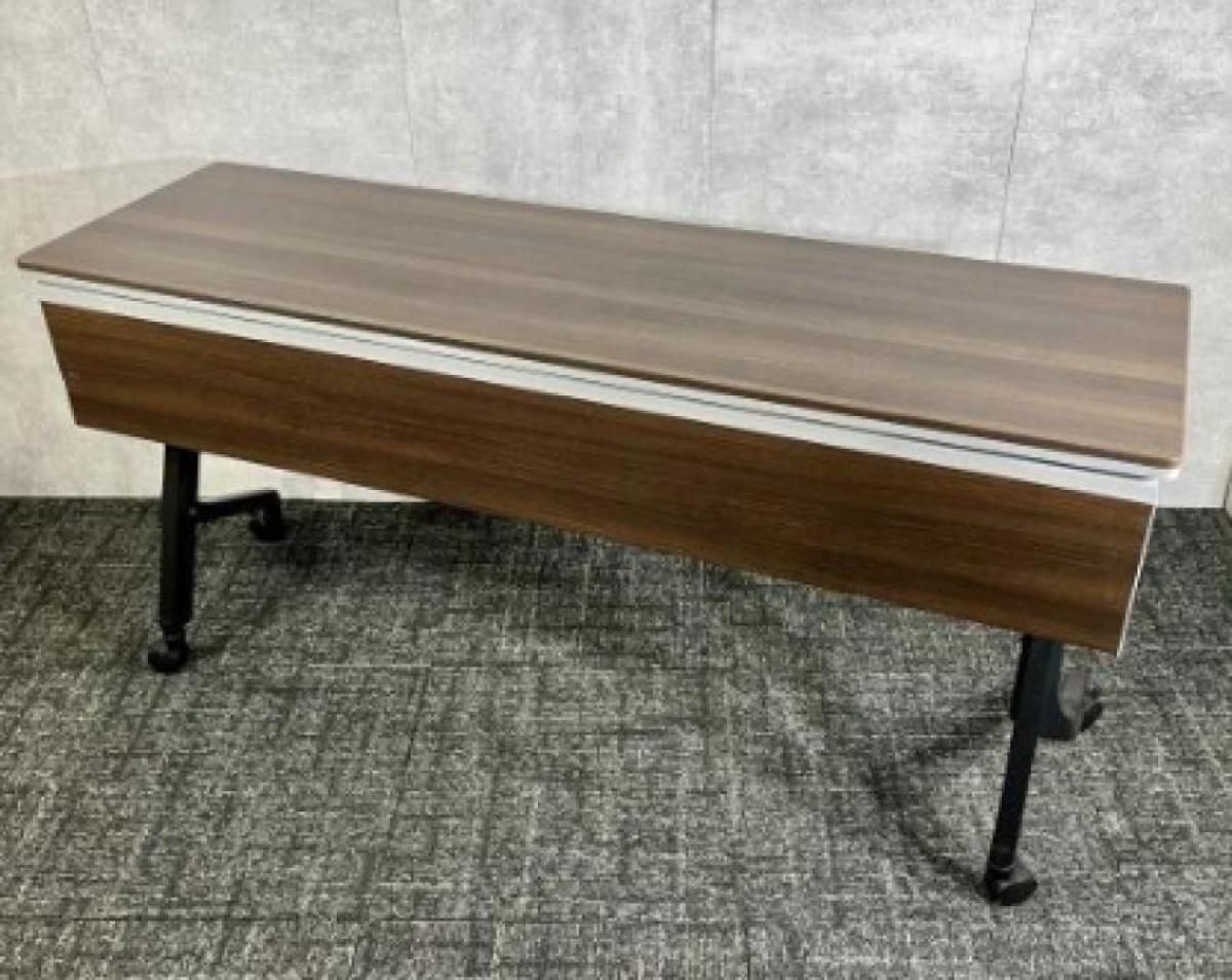 【福岡倉庫在庫】【今なら8台揃い☆】オカムラ製/カルドー　サイドスタックテーブル　ブラウン天板　収納　事務机　作業　収納　折りたたみ　博多　天神
                        カルドー
                                    中古
            