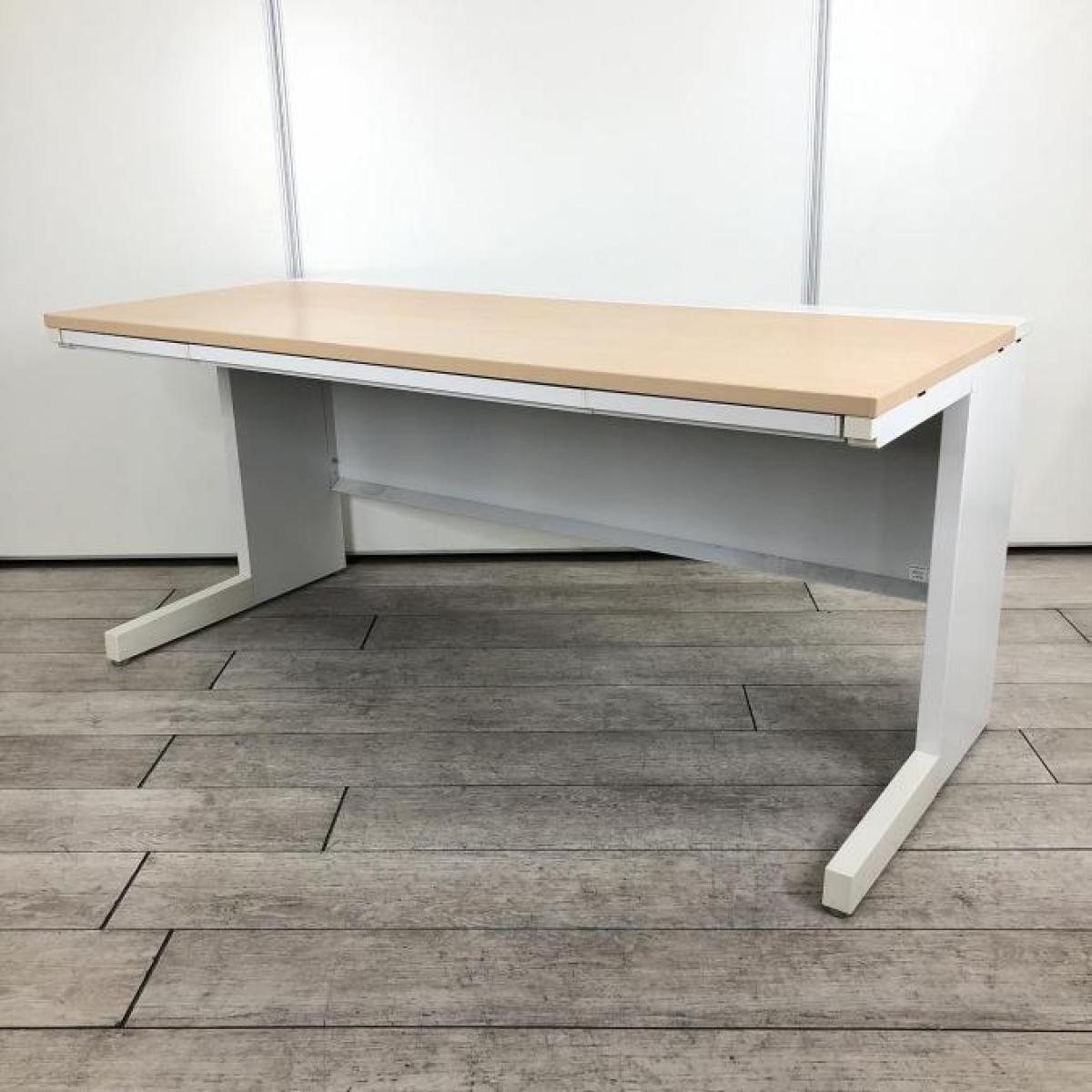 希少/大人気/上長席　ウチダ（UCHIDA）製　スカエナシリーズ　平机　引出付き　W1600mm　ホワイト　配線Kタイプ
                        スカエナ
                                    中古
            