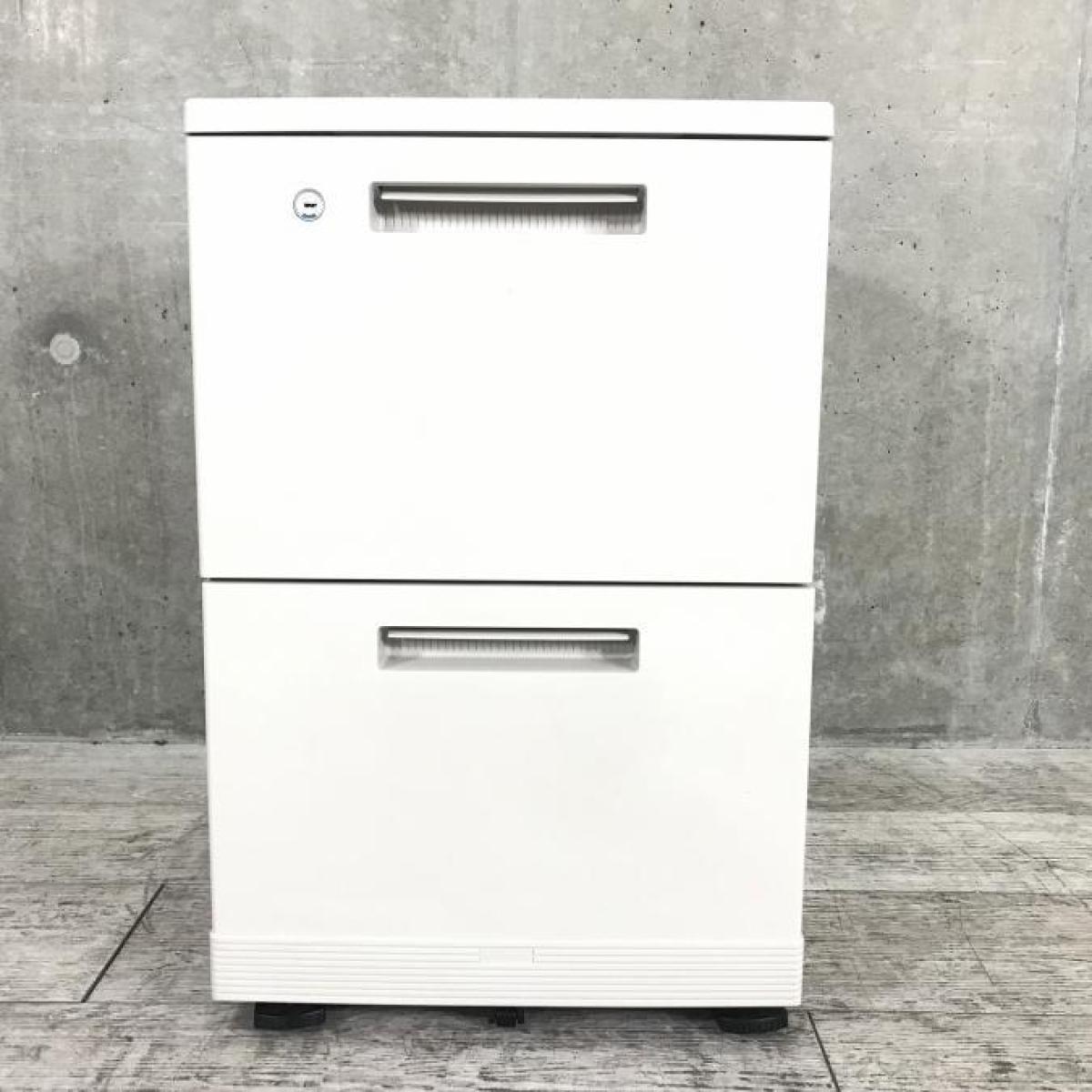 ★送料無料★ KOKUYOコクヨ 2段ワゴン 収納ワゴン 中古オフィス家具 中古】MX MXZ46A2 コクヨ/KOKUYO ワゴン2段 509418 - 中古