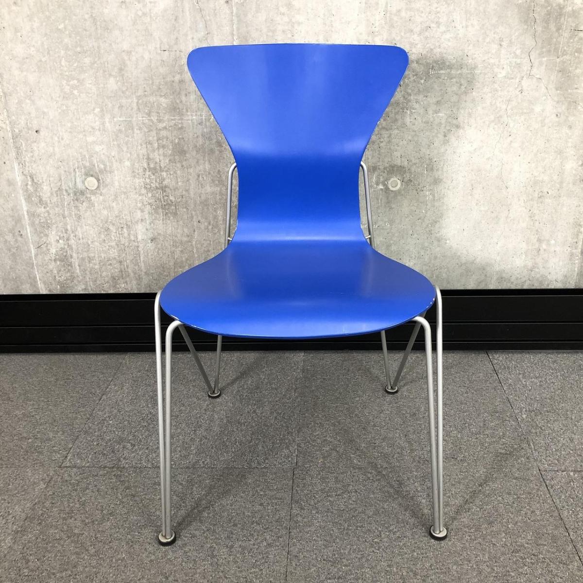 中古】 L602ZZ オカムラ/okamura スタッキングチェア 510962