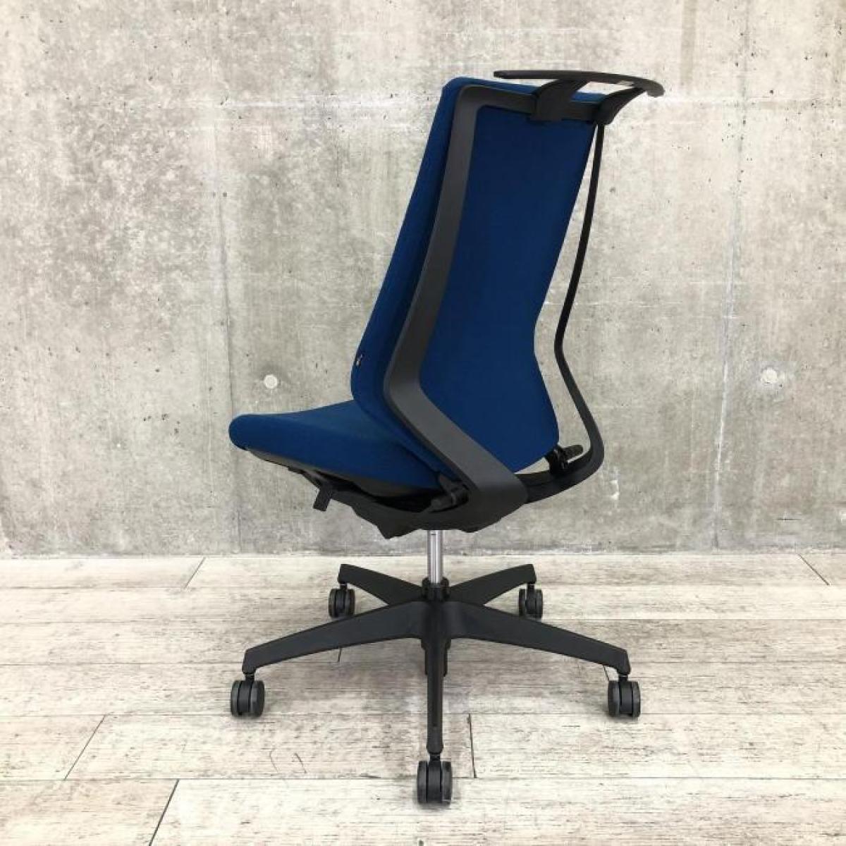 中古】デュオラ クッション コクヨ/KOKUYO 肘無ハイバックチェア