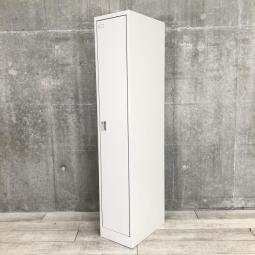 【定価約5万円】【掃除用具入れにもおすすめ！増員時にも対応！】■オカムラ (okamura)　FZシリーズ　1人用更衣ロッカー　■幅：330mm 　■色：ニューグレー　■シリンダー錠