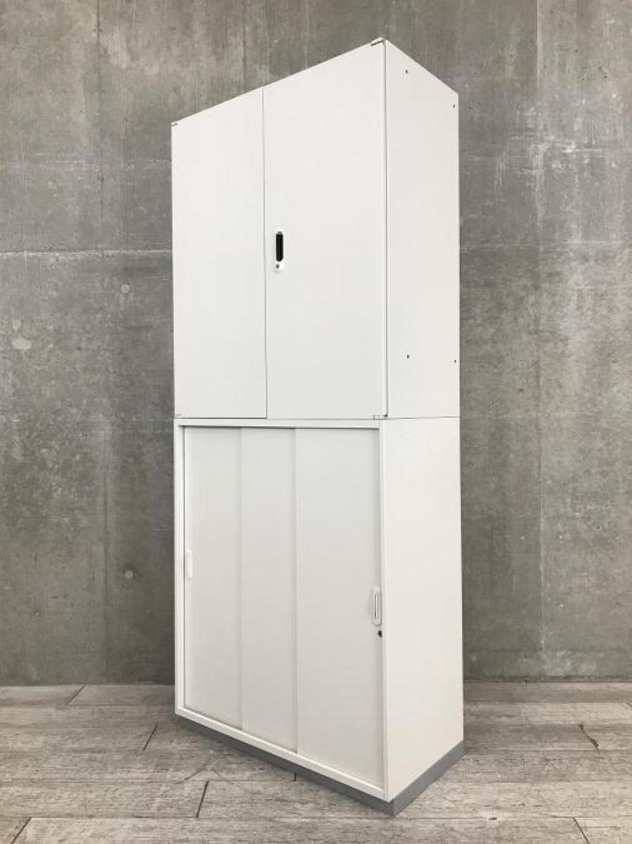 【在庫入替セール品】オフィスの書類をまとめて整理！ホワイトの書庫セットが入荷しました！■PLUS（プラス）リンクスシリーズ（LINX LX-5）　書庫セット（両開き＋引き違い）■色：ホワイト　■シリンダー錠【IB】【A00939819】【A00939820】
                        LINX
                                    中古
            