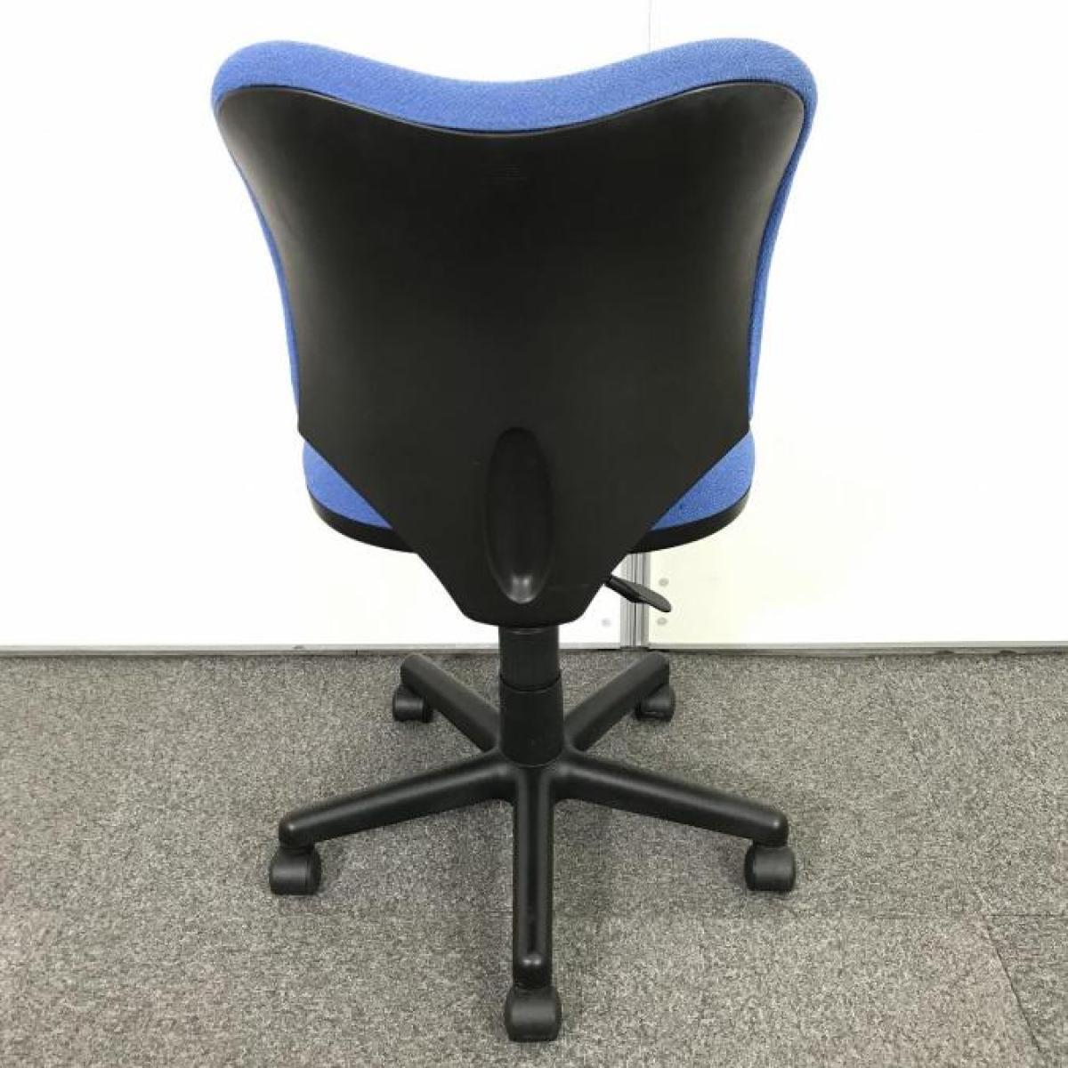 中古】プロップチェア KC-A92SEL BL プラス/PLUS 肘無ローバックチェア 