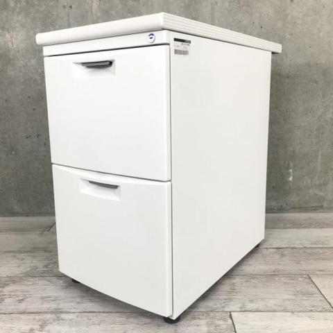 【中古】CZシリーズ CZN-047LBB-W9W9 イトーキ（ITOKI） 脇机2段