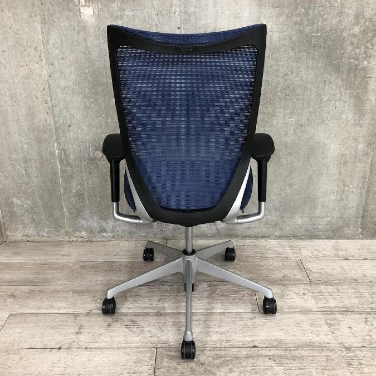 【中古 A(中古品)】Baron(バロン) CP85CR-FEH4 中古】バロンメッシュチェア CP85CR FEH4 オカムラ/okamura 肘付