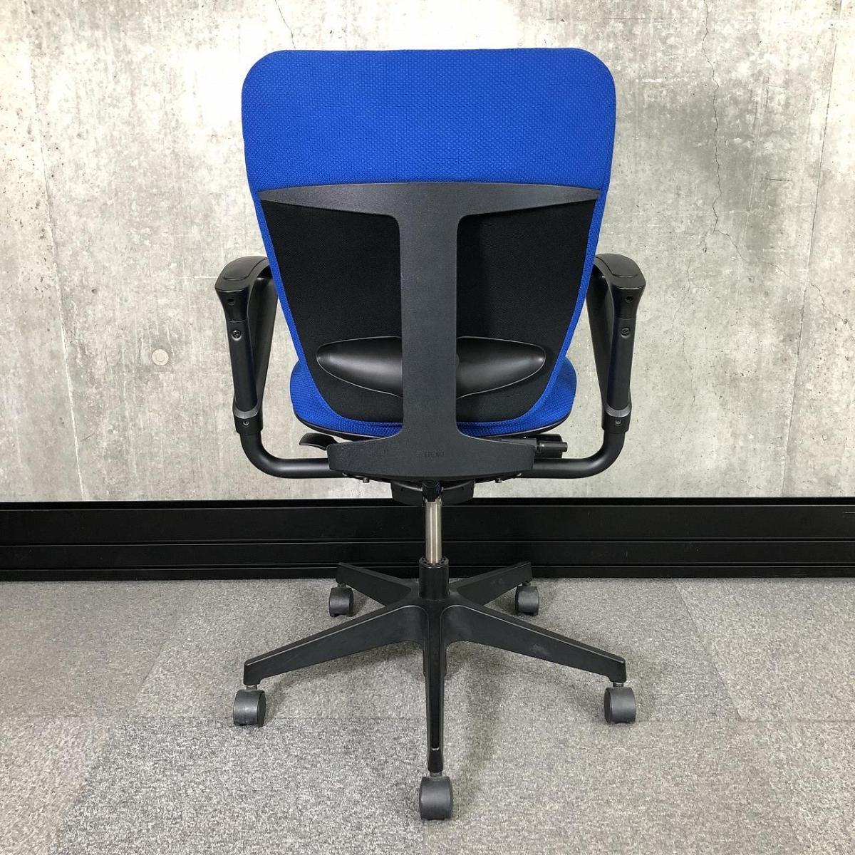 中古】プラオチェア イトーキ/ITOKI 肘付ハイバックチェア 514025 