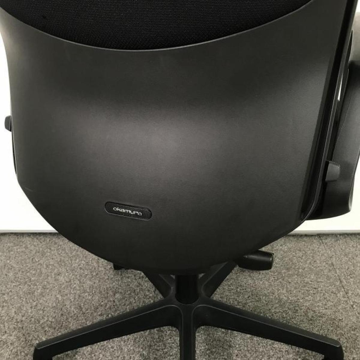 中古】エスクード オカムラ/okamura 肘付ローバックチェア 中古】エスクード オカムラ/okamura 肘付ローバックチェア