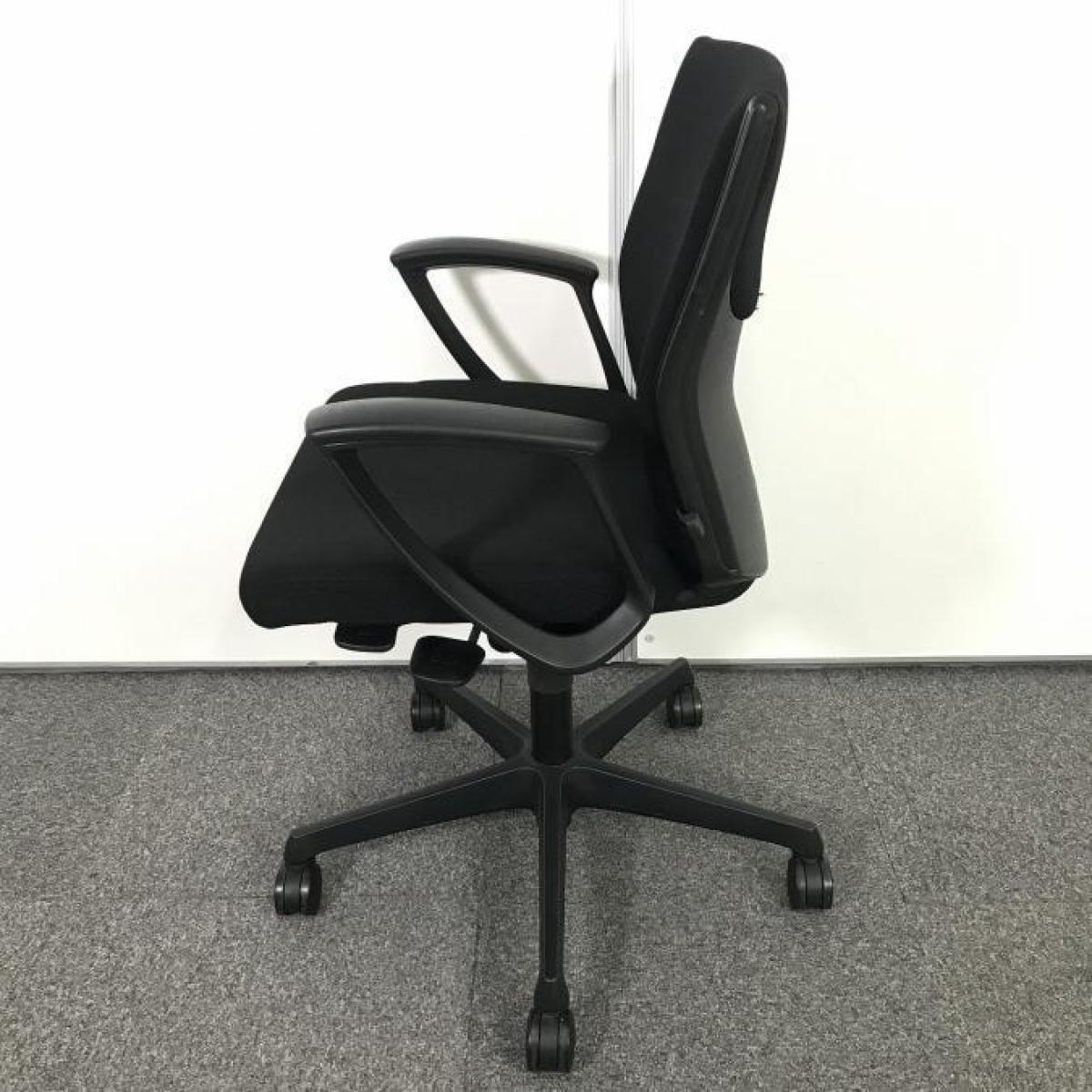 中古】エスクード オカムラ/okamura 肘付ローバックチェア