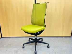 【在庫入替セール品】【着座姿勢を最適にサポート！】■コクヨ製　ベゼルチェア（Bezel）リーフグリーン　■ワンランク上の快適な座り心地！【管理番号：A00995871】【ID】