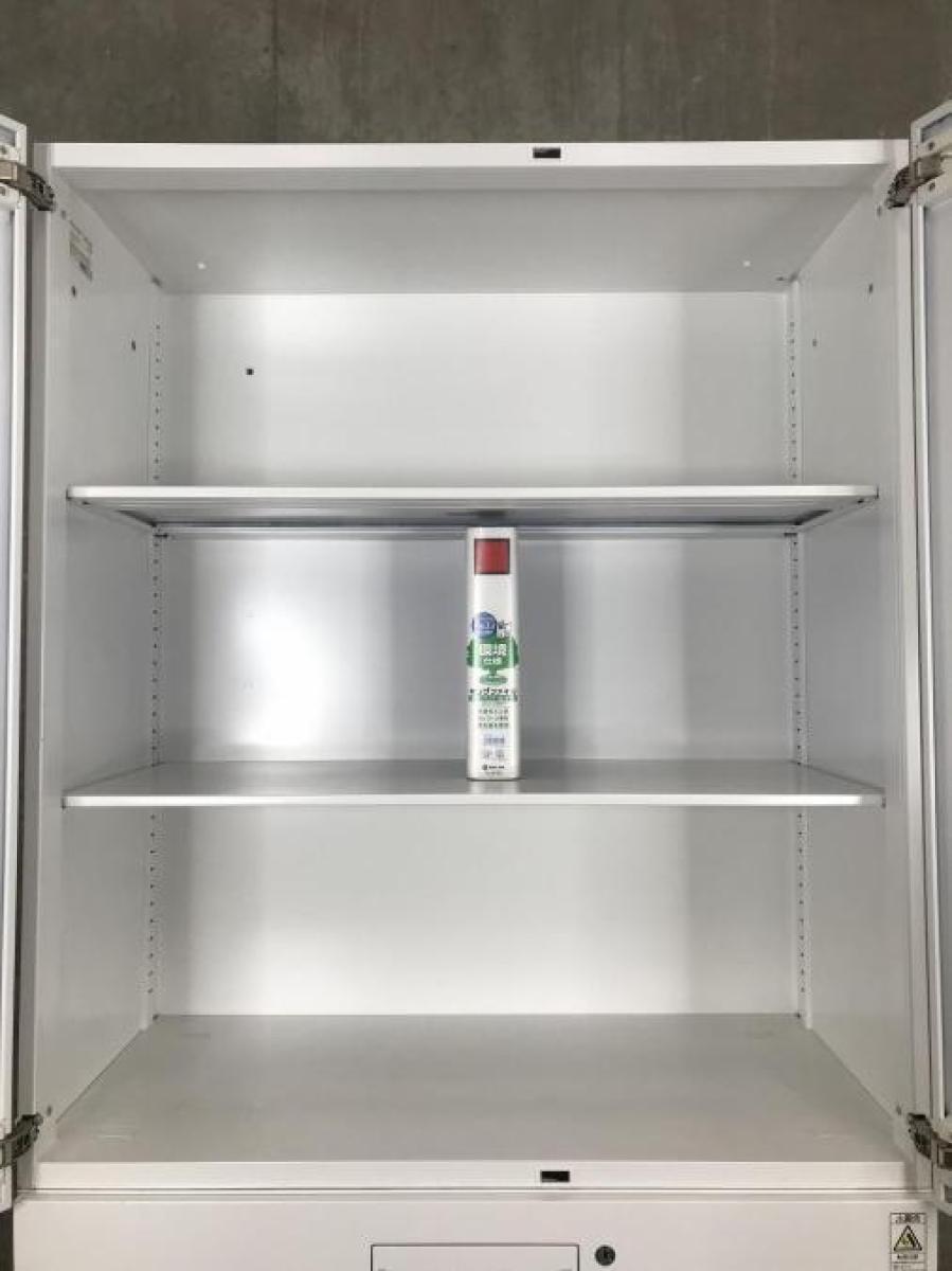 中古】エディア コクヨ/KOKUYO ハイキャビネット／両開き＋3段