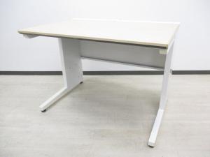 ☆人気商品！【木目タイプのワークデスク！】■コクヨ　アイエスシリーズ　平デスク　W1000×D600×H720mm　ナチュラルカラー　引出し無【KOKUYO　IS】