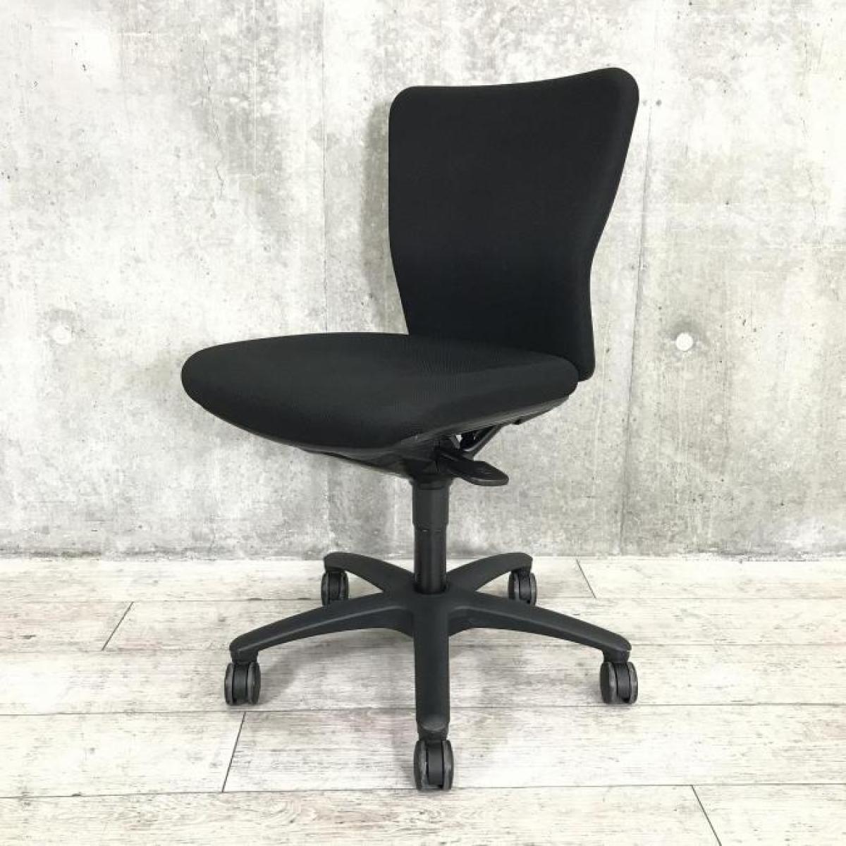 中古】カロッツァチェア オカムラ/okamura 肘無ハイバックチェア
