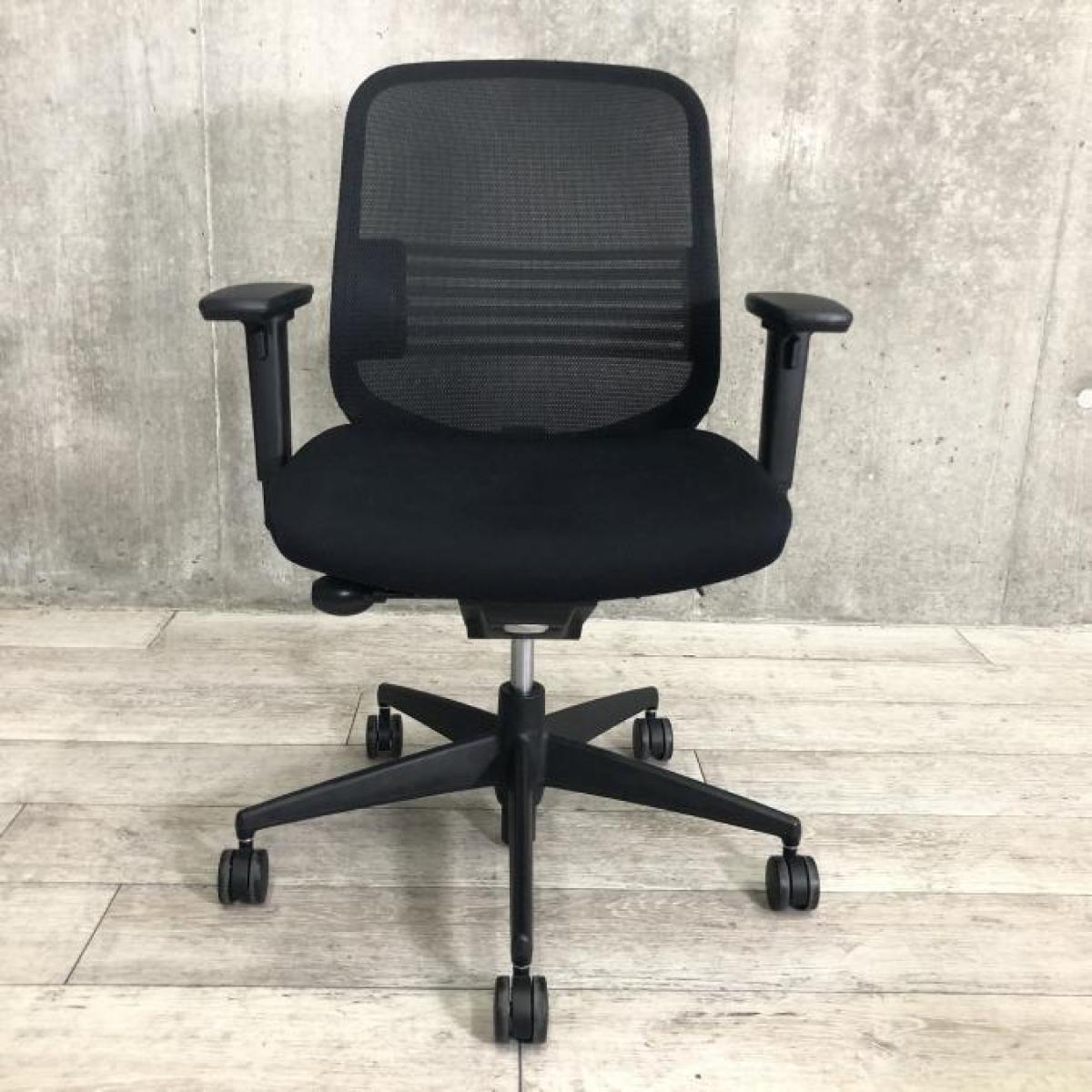 中古】シロッコ CRS-G2622F 6 コクヨ/KOKUYO 肘付ローバックチェア 