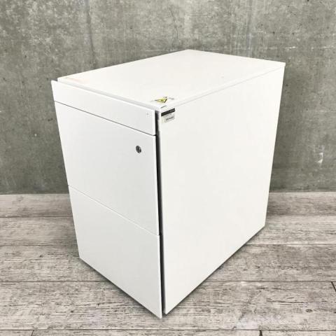 オカムラ okamura プロユニット DN31CA Z975 3段ワゴン ホワイト
