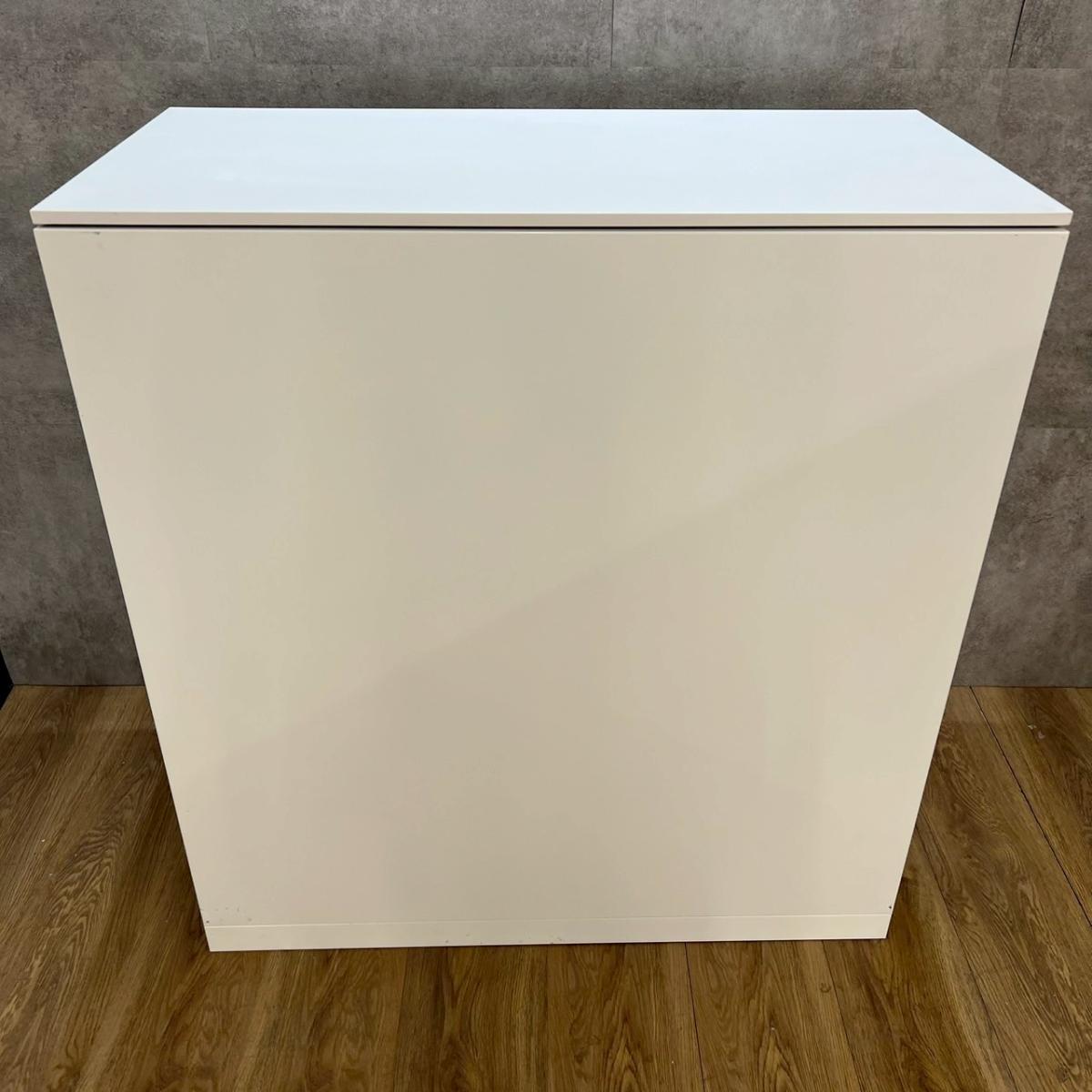 中古】レクトライン オカムラ/okamura ローキャビネット/両開き 中古】レクトライン オカムラ/okamura ローキャビネット/両開き