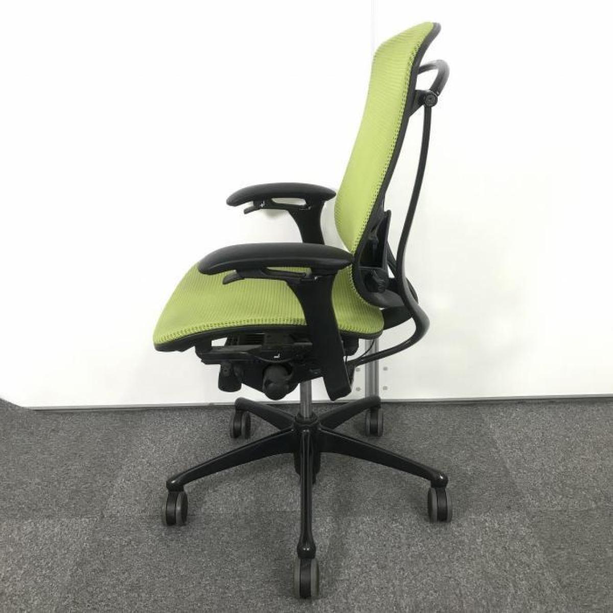 中古】コンテッサチェア オカムラ/okamura 肘付ハイバックチェア