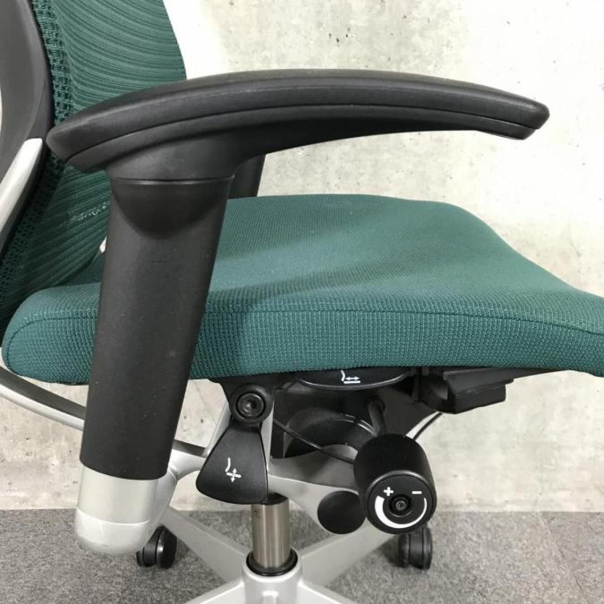 中古】バロンチェア CP45DR FEF5 オカムラ/okamura 肘付