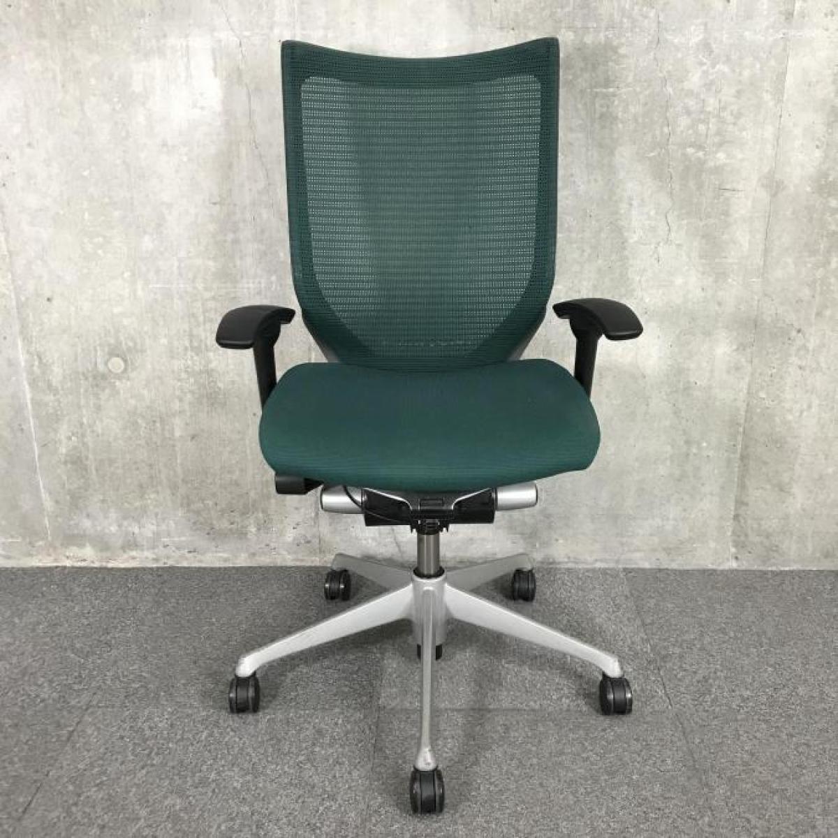 中古】バロンチェア CP45DR FEF5 オカムラ/okamura 肘付
