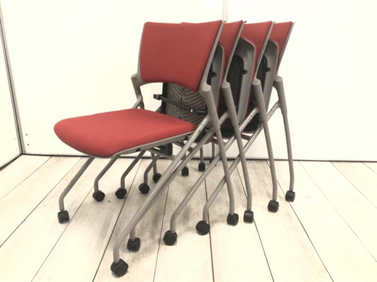 中古】マノスチェア イトーキ/ITOKI ネスティングチェア 515631 中古】マノスチェア イトーキ/ITOKI ネスティングチェア 515631