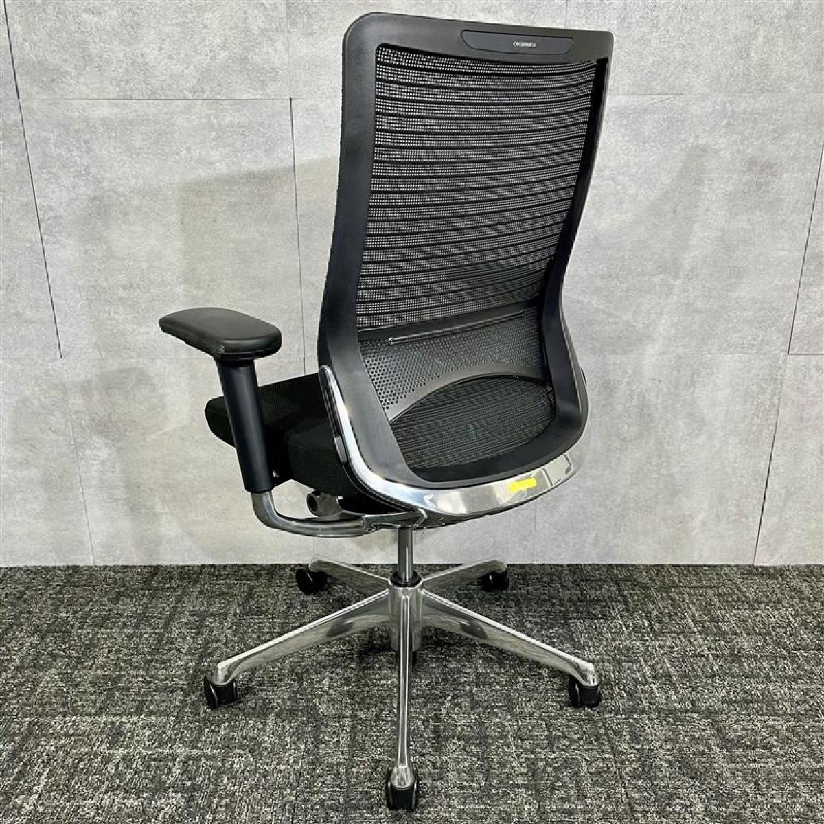 中古】コーラルメッシュ オカムラ/okamura 肘付ハイバックチェア 中古】コーラルメッシュ オカムラ/okamura 肘付ハイバックチェア