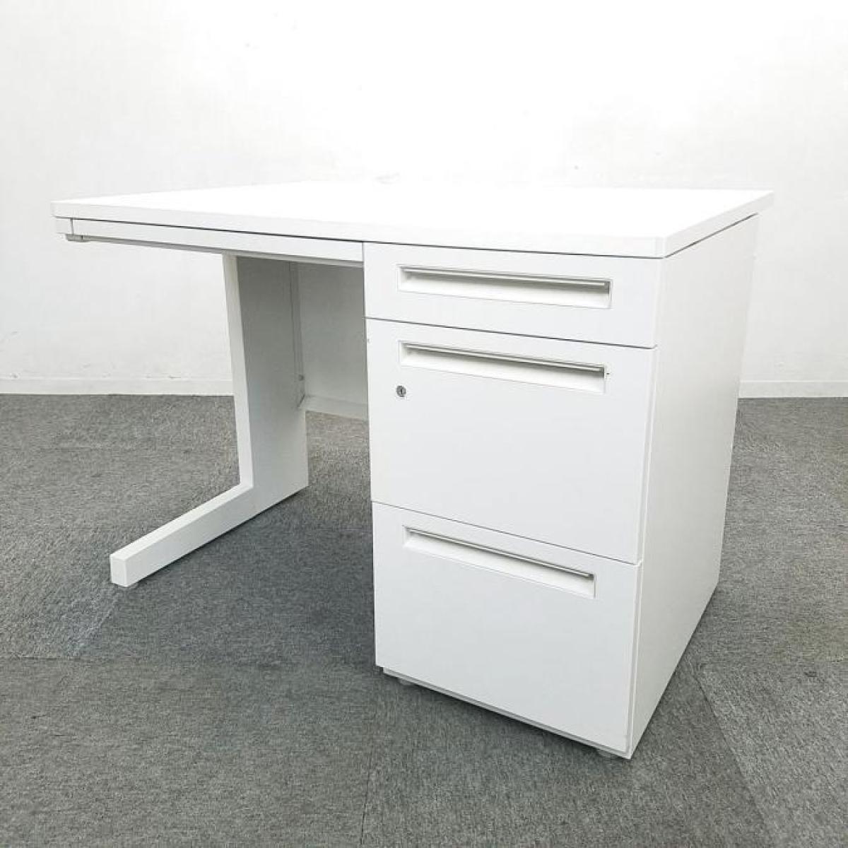 【内田洋行製の定番デスクが入荷致しました！】中古　片袖　ホワイト　W1000　H720　増員　入れ替え　シリンダー錠
                        スカエナ
                                    中古
            