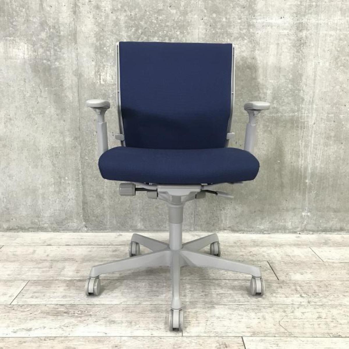 中古】エスクード オカムラ/okamura 肘付ローバックチェア 515749 