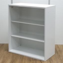 【訳あり品：元スライド書庫ためレール跡、凹みあり】コクヨ製　エディアシリーズ　ホワイト　W900xD450サイズ　オープン書庫！！※保障対象外品になります。