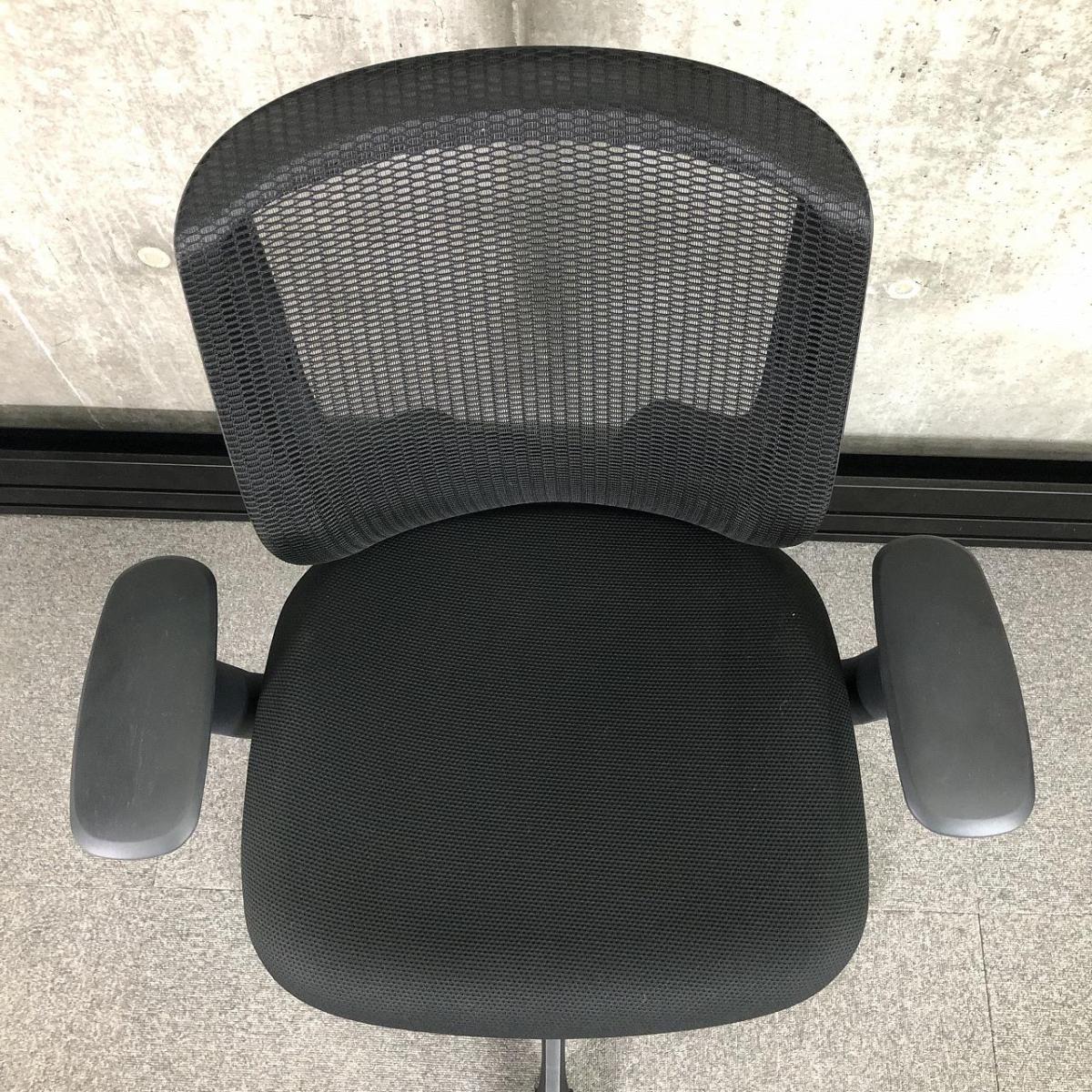 中古】シルフィーメッシュ C681XR FMP1 オカムラ/okamura 肘付