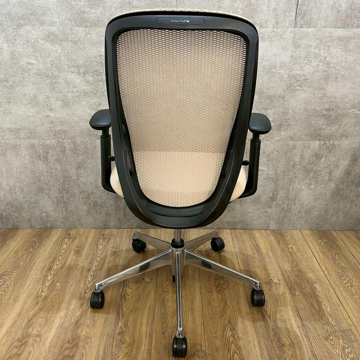 中古】シルフィー C635BR FMP7 オカムラ/okamura 肘付ハイバック