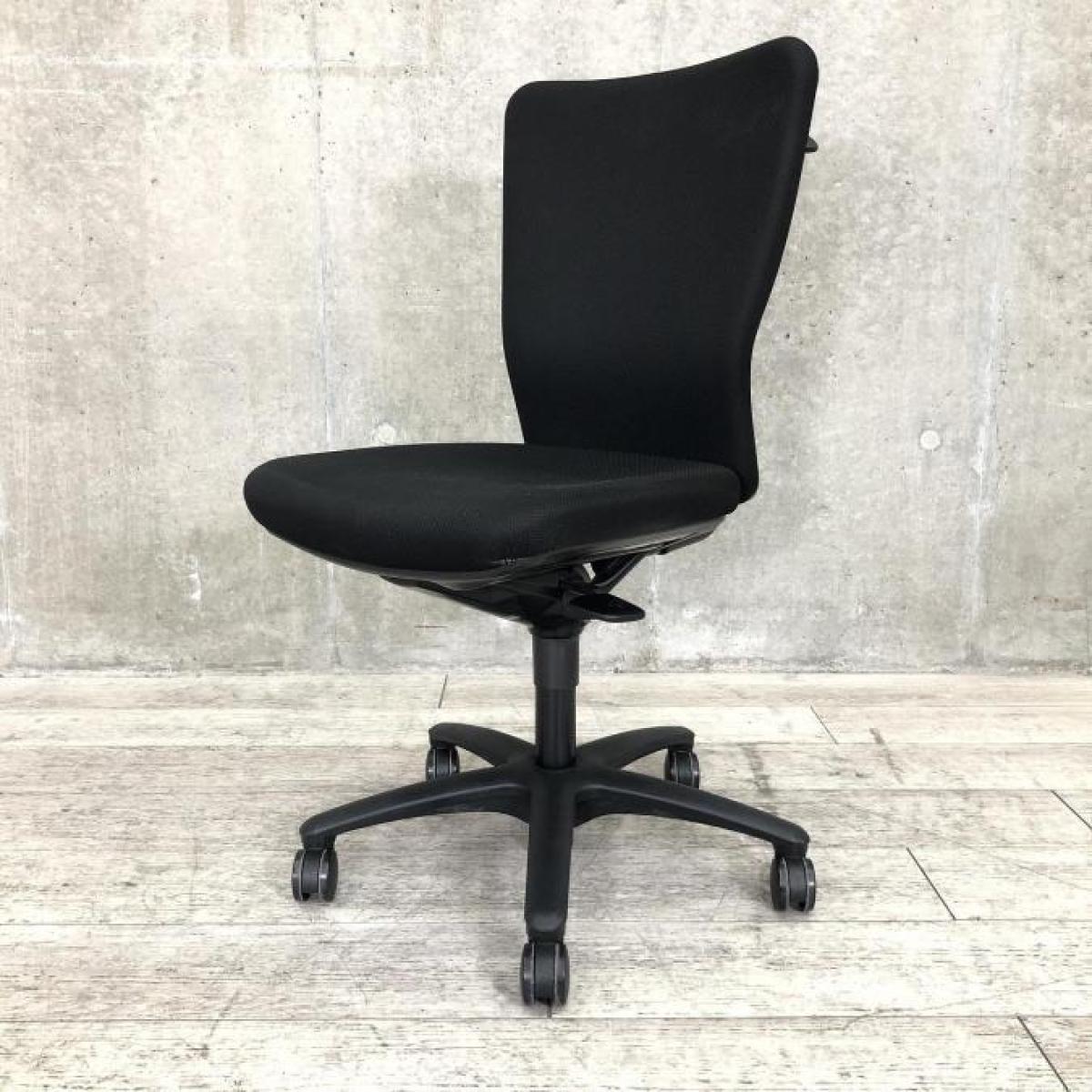 中古】カロッツァチェア オカムラ/okamura 肘無ハイバックチェア