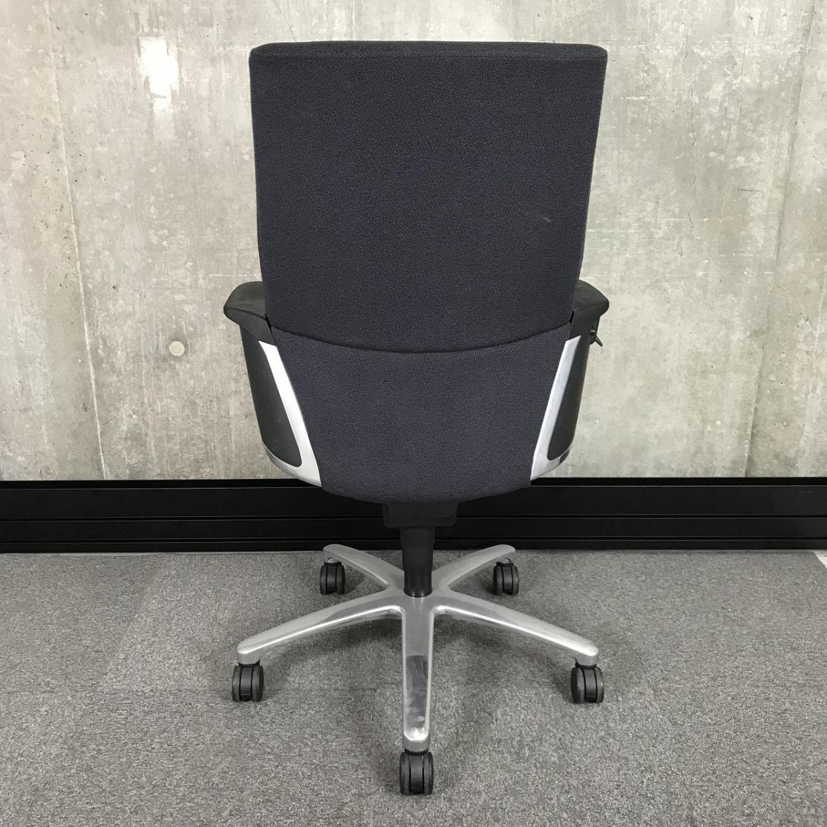 新作グッ 中古】フィロソフィーチェア 肘付ハイバック コクヨ/KOKUYO デスクチェア
