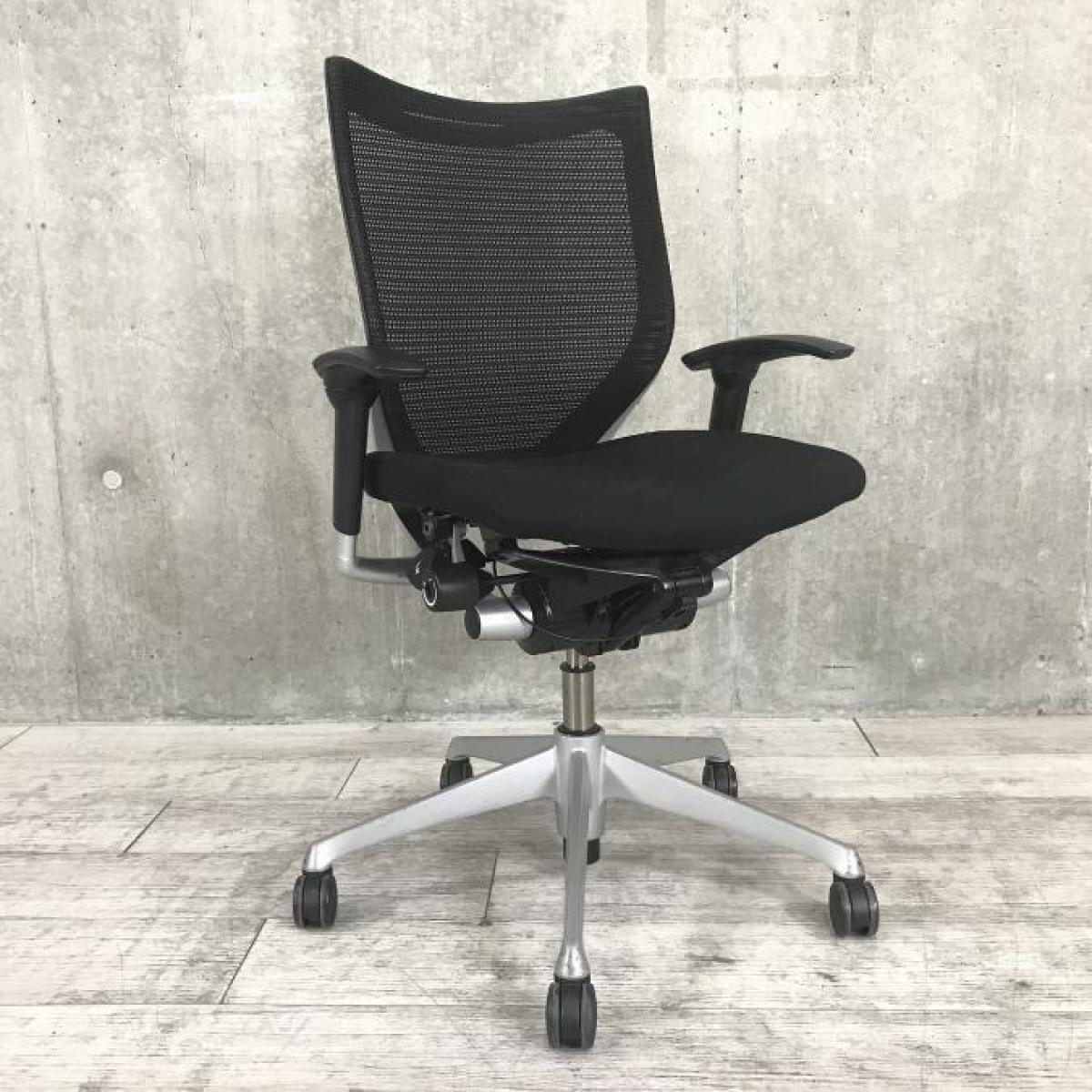 中古】バロンチェア CP83DR FDF1 オカムラ/okamura 肘付ロー 中古】バロンチェア CP83DR FDF1 オカムラ/okamura 肘付ロー