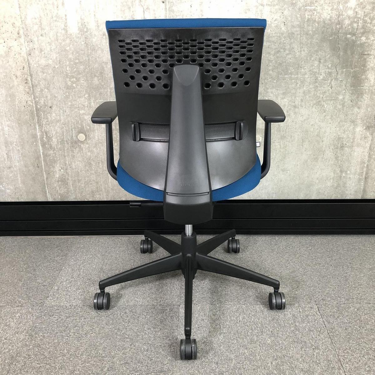 中古】ウィザード4 C06S-12C-BK1 コクヨ/KOKUYO 肘付ハイバック