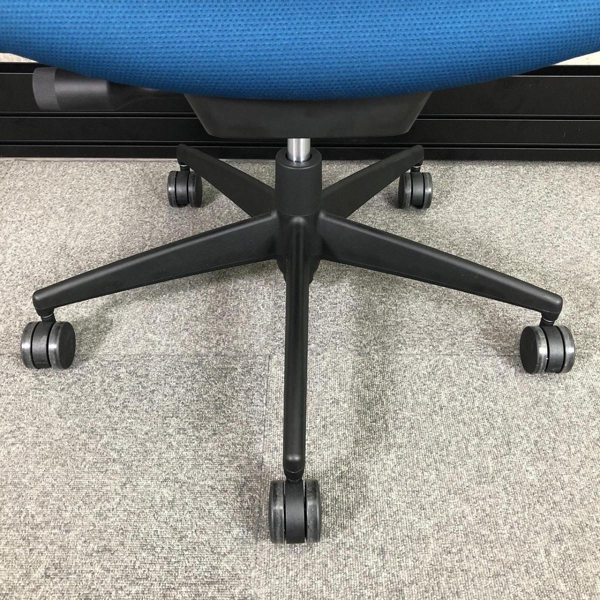 中古】ウィザード4 C06S-12C-BK1 コクヨ/KOKUYO 肘付ハイバック
