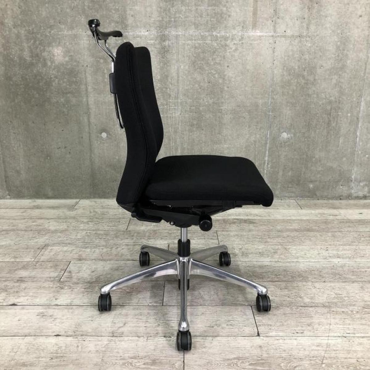 新品】イス チェア 布生地 オカムラ 8147シリーズ肘無しカンチ脚