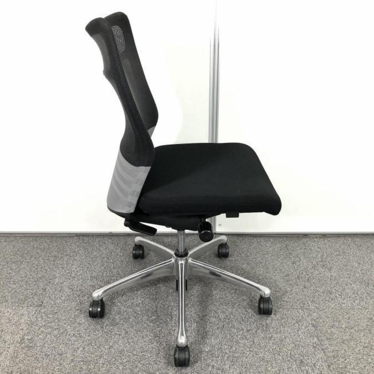 中古】フィーゴメッシュチェア オカムラ/okamura 肘無ミドル