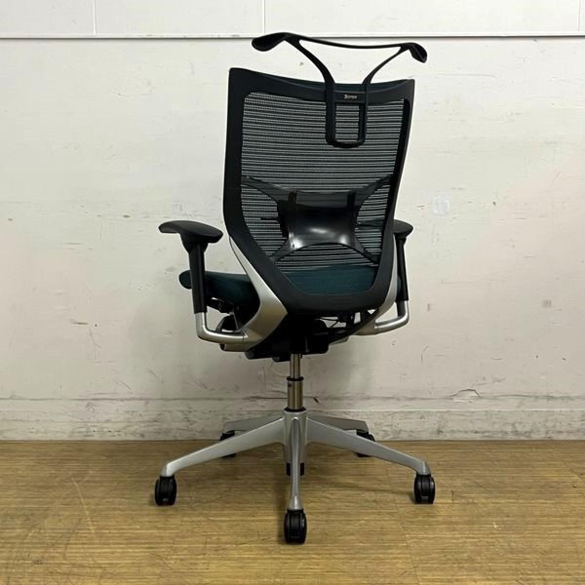 中古】バロンチェア オカムラ/okamura 肘無ハイバックチェア