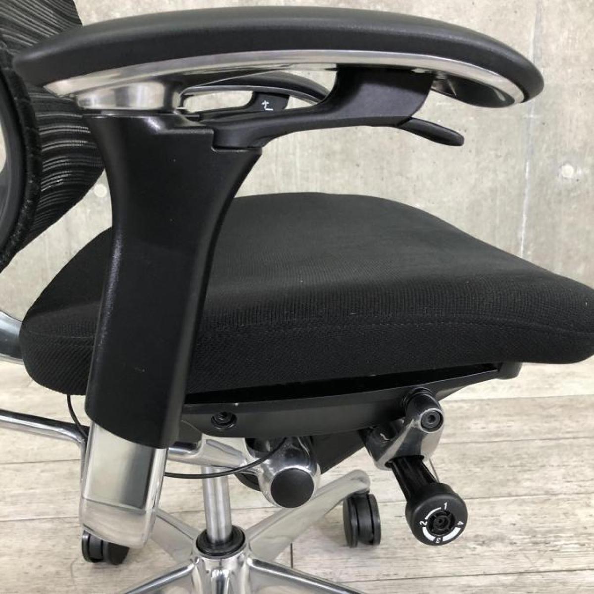 中古】コンテッサチェア CM34AB-FGR1 オカムラ/okamura 肘付 中古】コンテッサチェア CM34AB-FGR1 オカムラ/okamura 肘付