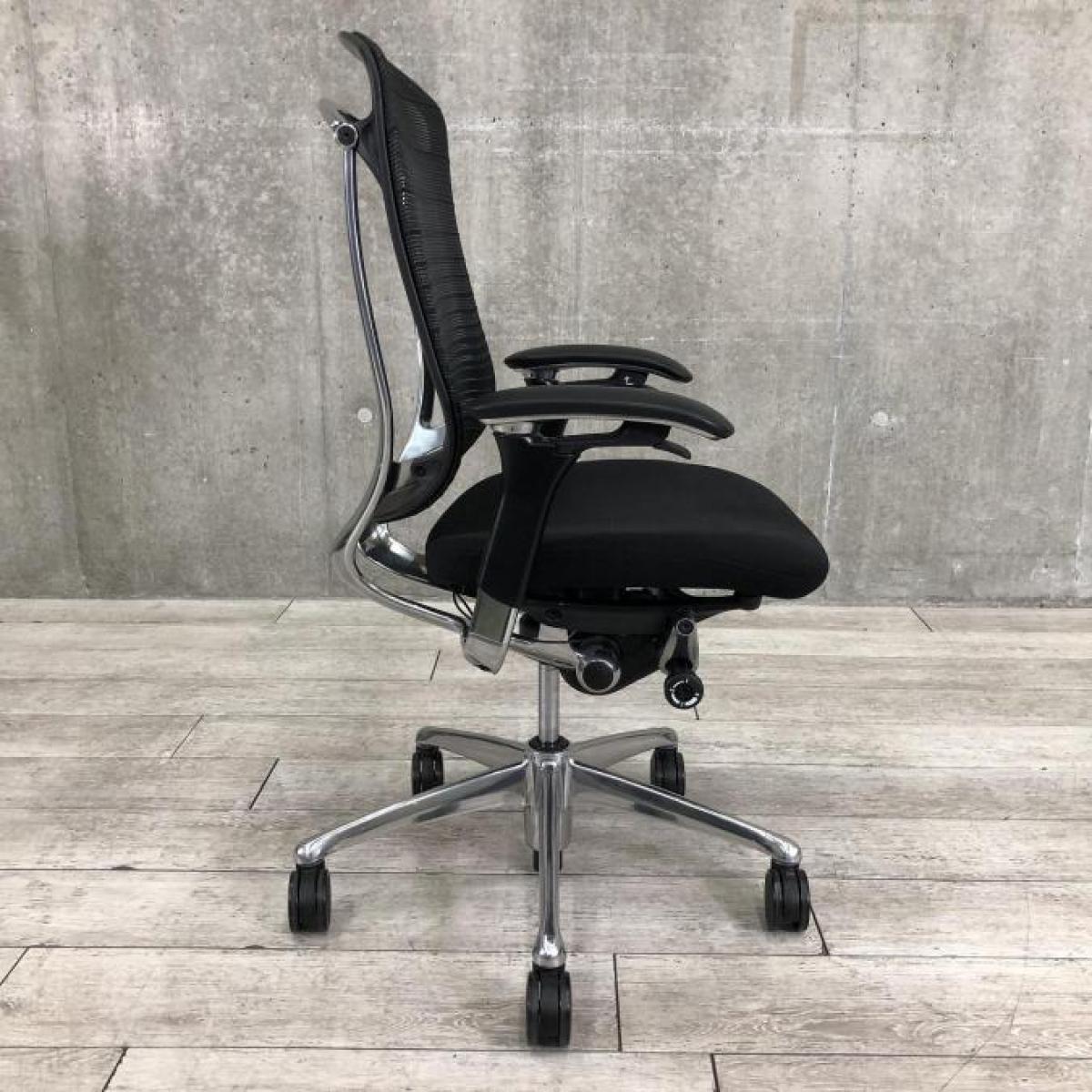 中古】コンテッサチェア CM34AB-FGR1 オカムラ/okamura 肘付 中古】コンテッサチェア CM34AB-FGR1 オカムラ/okamura 肘付