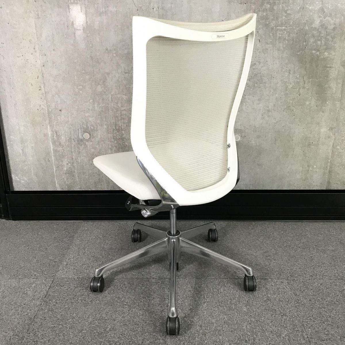 中古】バロンメッシュチェア オカムラ/okamura 肘無ハイバック 中古】バロンメッシュチェア オカムラ/okamura 肘無ハイバック