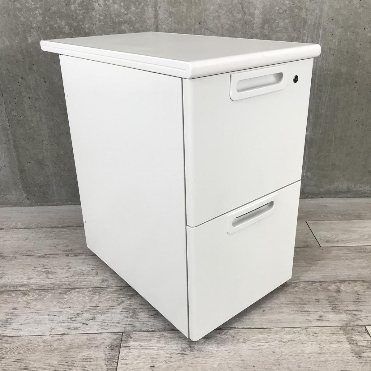 [定休日以外毎日出荷中] WH RY-047D-2 中古】LA プラス/PLUS 中古 - 516284 脇机2段 パソコンデスク