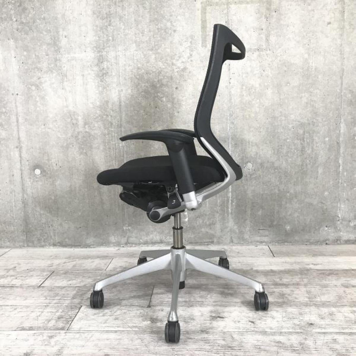 中古】バロンチェア CP83DR FDF1 オカムラ/okamura 肘付ロー 中古】バロンチェア CP83DR FDF1 オカムラ/okamura 肘付ロー