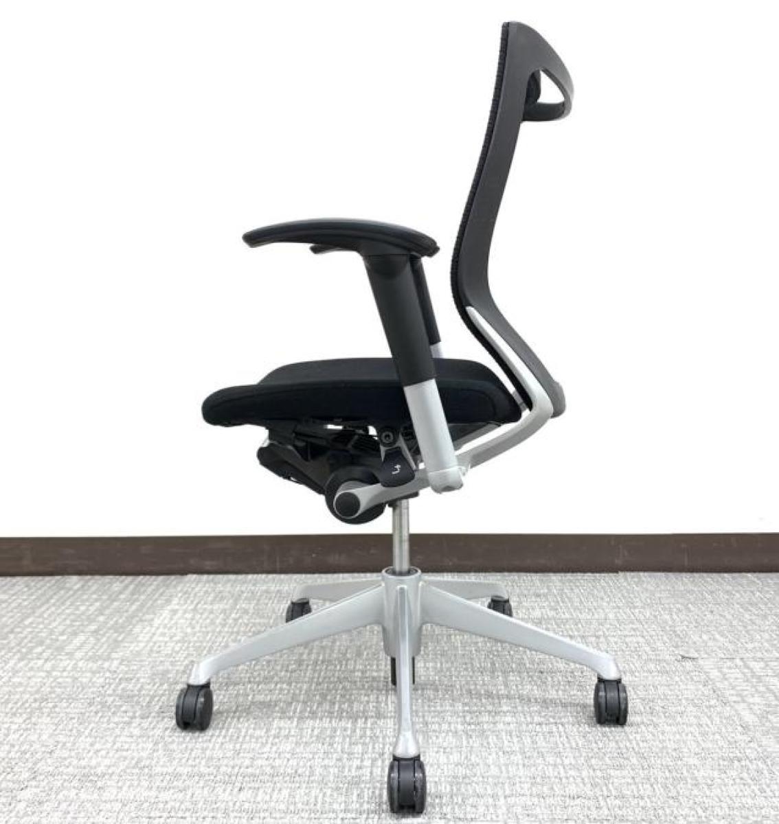 中古】バロンチェア オカムラ/okamura 肘付ローバックチェア 中古】バロンチェア オカムラ/okamura 肘付ローバックチェア