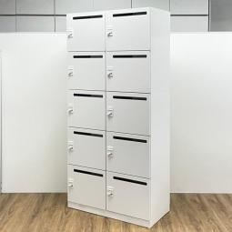 【10台限定】【関東倉庫在庫品】コクヨ製　iNONシリーズ　10人用パーソナルロッカー　ホワイトカラー！！　※非常解除キーは付属しておりません。 オフィスバスターズ　梅田本店